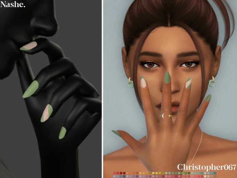 Nashe Nails By Christopher067 1 Nashe Nails By Christopher067 Sims 4 CC