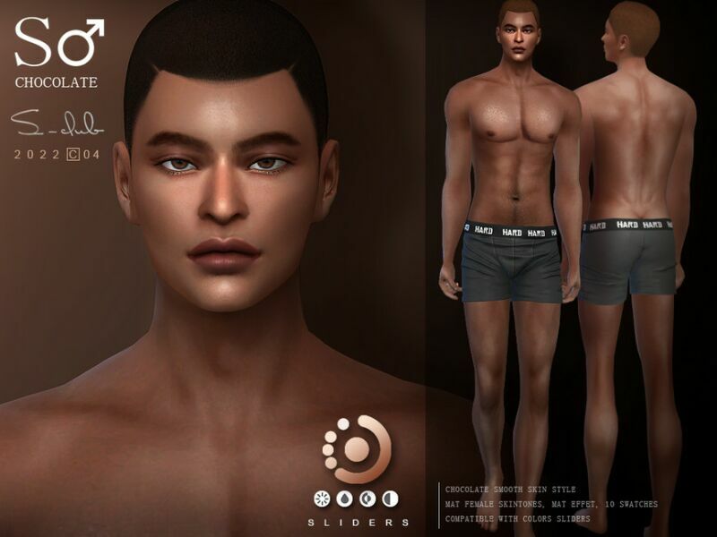 Nature Muscle MEN Colorful Skintones By S – Club By S-Club 1 Nature Muscle MEN Colorful Skintones By S – Club By S-Club Sims 4 CC