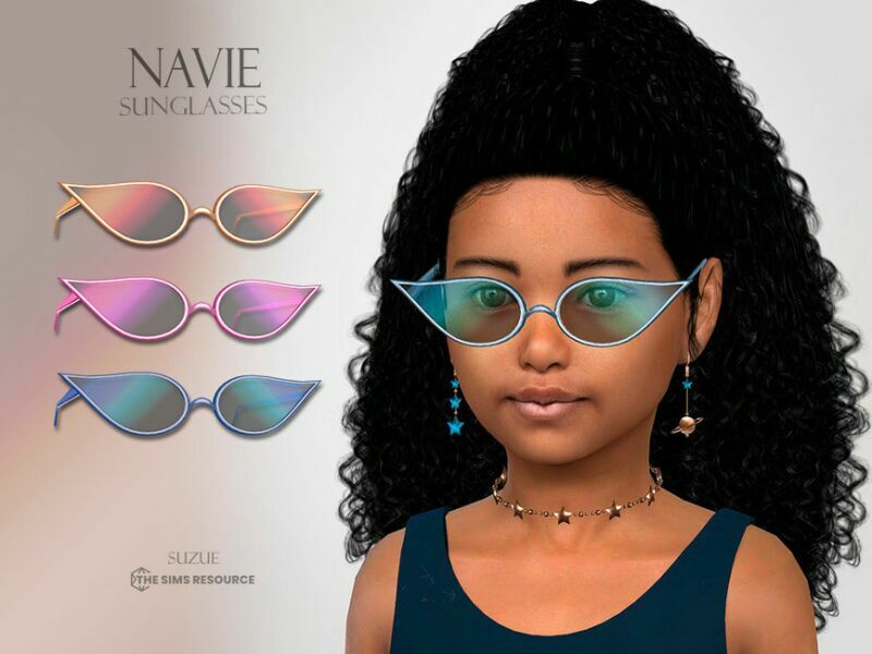 Navie Sunglasses Child By Suzue 1 Navie Sunglasses Child By Suzue Sims 4 CC