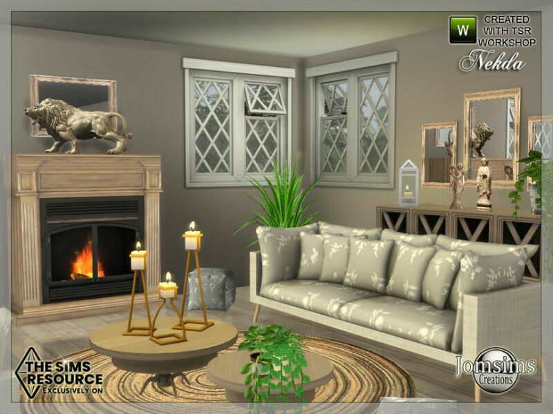 Nekda Livingroom By Jomsims 4 sims 4 cc nekda livingroom by jomsims 6