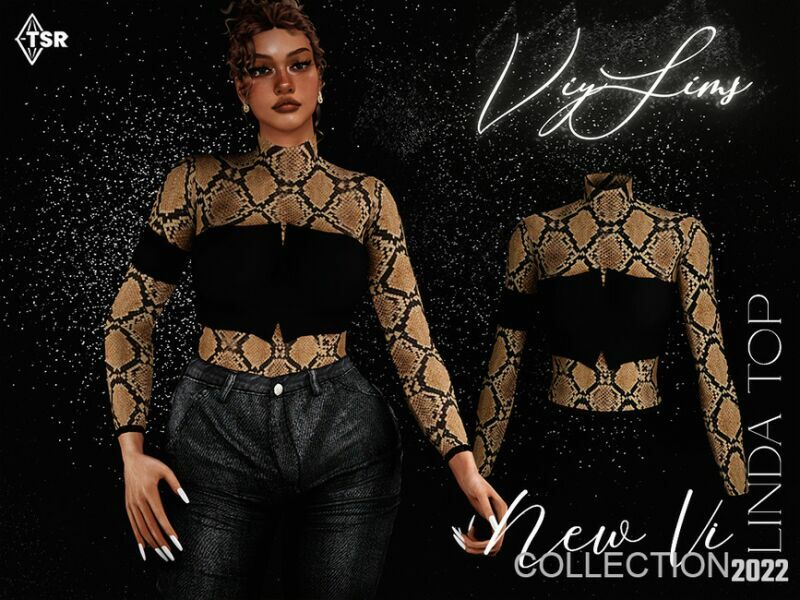 NEW VI Collection – Linda TOP 1 NEW VI Collection – Linda TOP Sims 4 CC