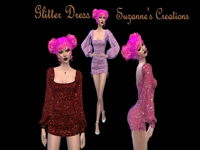 NEW Year Dress ( Mesh Needed) By Sweetheartwva 1 NEW Year Dress ( Mesh Needed) By Sweetheartwva Sims 4 CC