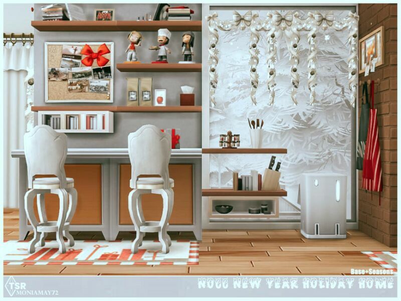 NEW Year Holiday Home NO CC By Moniamay72 4 sims 4 cc new year holiday home no cc by moniamay72 5