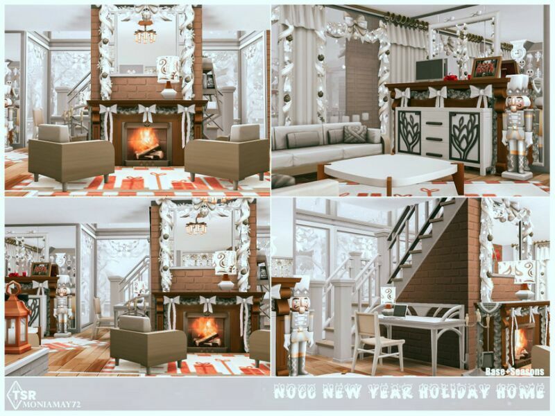 NEW Year Holiday Home NO CC By Moniamay72 2 sims 4 cc new year holiday home no cc by moniamay72 7