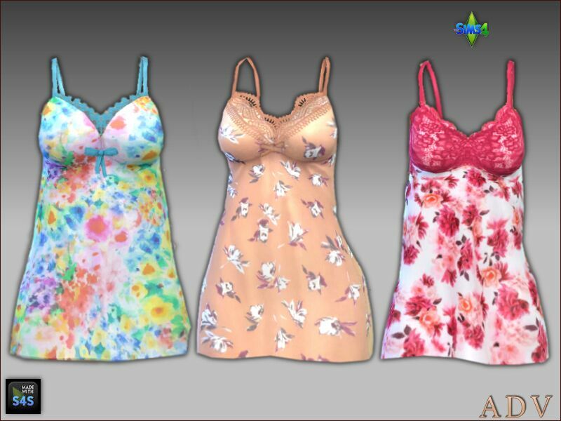 Nightdresses And Shoes For Adults 4 sims 4 cc nightdresses and shoes for adults 2
