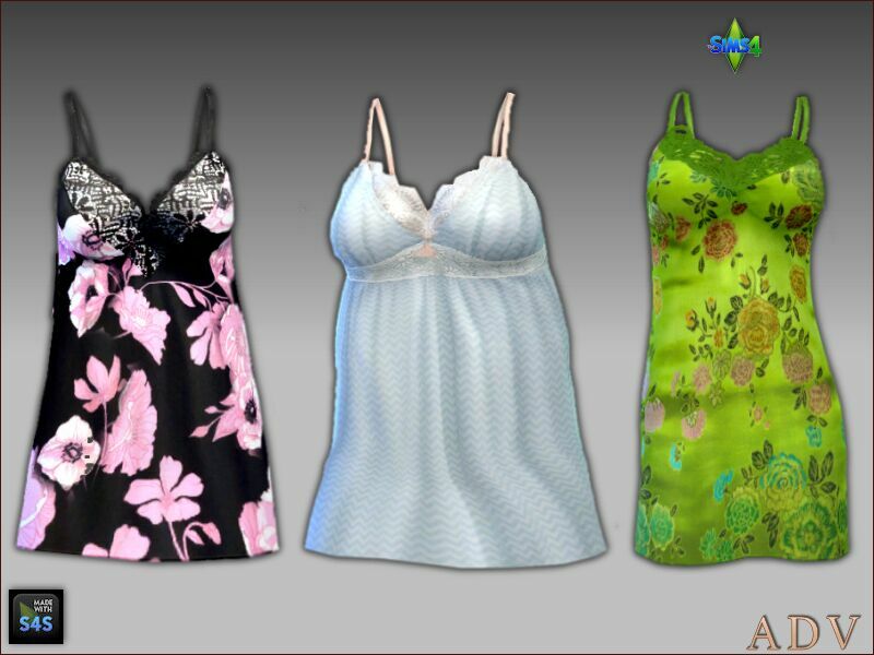 Nightdresses And Shoes For Adults 3 sims 4 cc nightdresses and shoes for adults 3