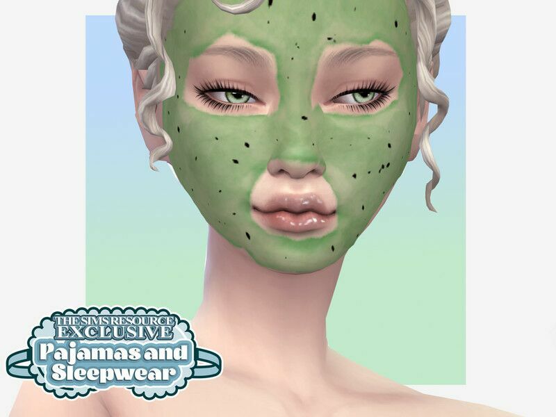 Nightly Skincare Fruity Facemasks 1 Nightly Skincare Fruity Facemasks Sims 4 CC