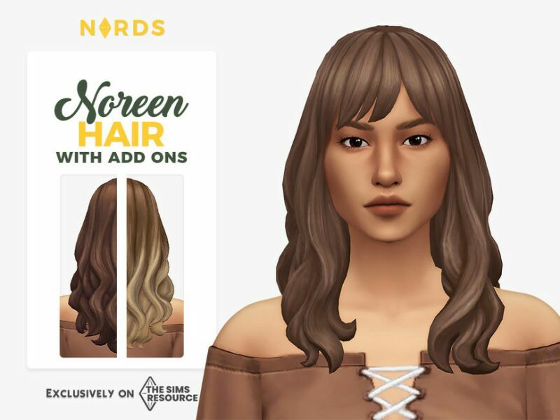Noreen Hair – Seasons Needed By Nords 1 Noreen Hair – Seasons Needed By Nords Sims 4 CC