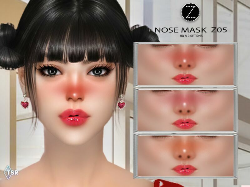 Nose Mask Z05 By Zenx 1 Nose Mask Z05 By Zenx Sims 4 CC