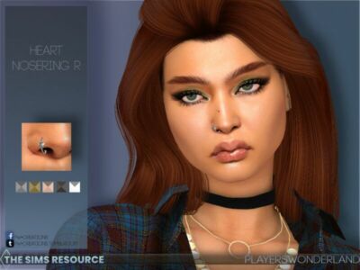 Nosering Heart R By Playerswonderland Sims 4 CC