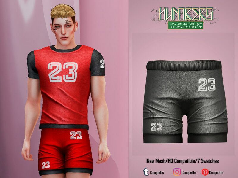 Numbers Adult Male Pants 1 Numbers Adult Male Pants Sims 4 CC