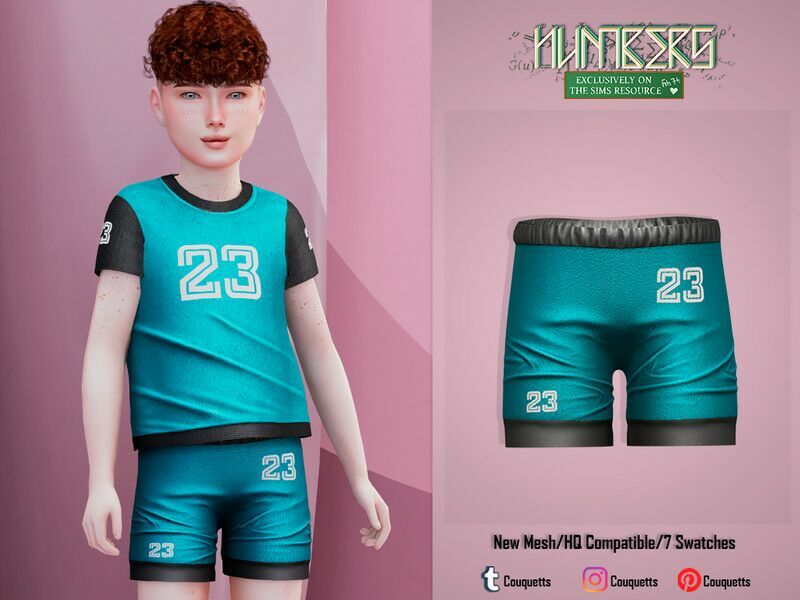 Numbers Child Pants 1 Numbers Child Pants Sims 4 CC