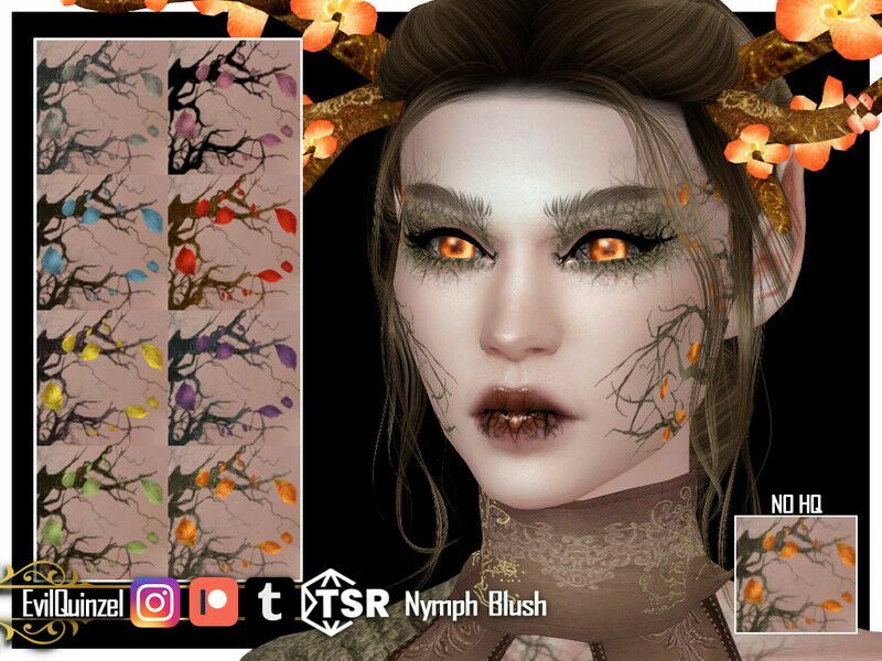 Nymph Blush By Evilquinzel 1 Nymph Blush By Evilquinzel Sims 4 CC
