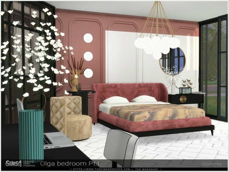 Olga Bedroom PT.I By Severinka_ 5 sims 4 cc olga bedroom pt i by severinka 2