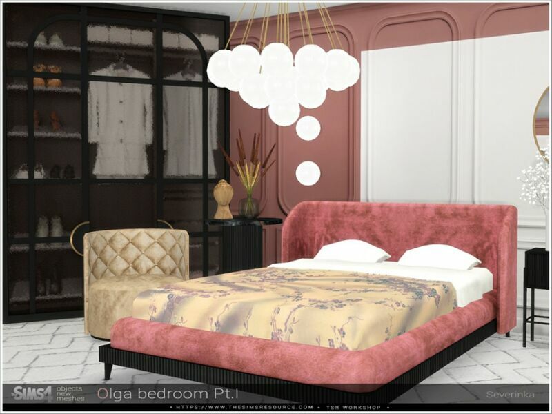 Olga Bedroom PT.I By Severinka_ 4 sims 4 cc olga bedroom pt i by severinka 3