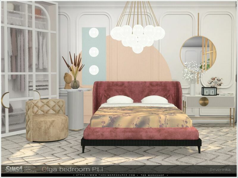 Olga Bedroom PT.I By Severinka_ 2 sims 4 cc olga bedroom pt i by severinka 5