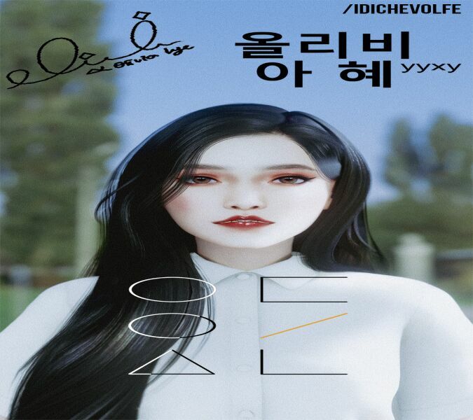 Olivia HYE By _Volfe_ 1 Olivia HYE By _Volfe_ Sims 4 CC