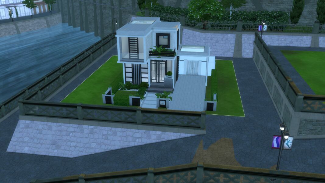 Palmier Tiny Loft – Shell 1 Palmier Tiny Loft – Shell Sims 4 CC
