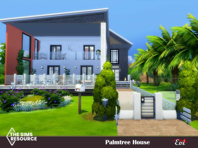 Palmtree House_No CC By EVI 7 sims 4 cc palmtree house no cc by evi 2