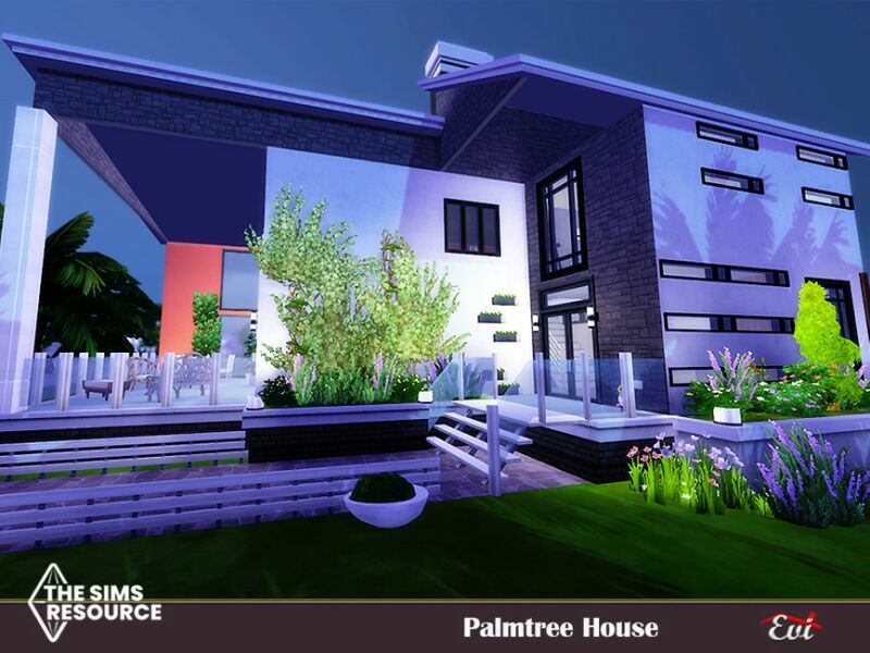 Palmtree House_No CC By EVI 5 sims 4 cc palmtree house no cc by evi 4