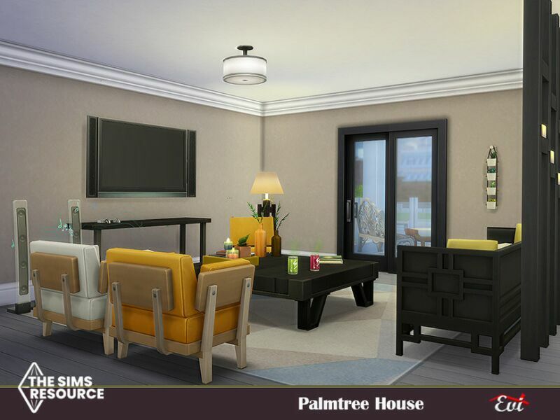 Palmtree House_No CC By EVI 2 sims 4 cc palmtree house no cc by evi 7