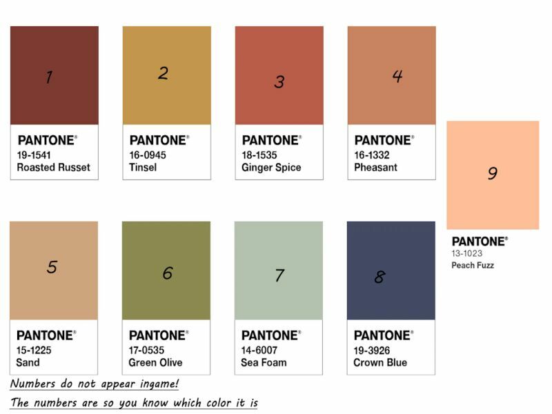 Pantone Neutral Tints By Joey 5 sims 4 cc pantone neutral tints by joey 2