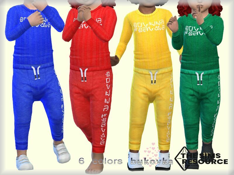 Pants With Slogan By Bukovka 1 Pants With Slogan By Bukovka Sims 4 CC