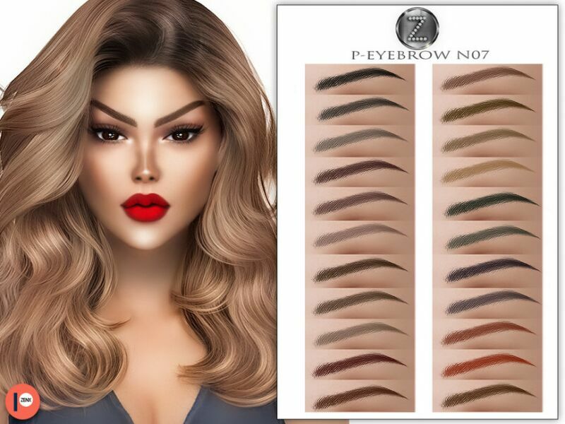 Patreon – (Early Access) Eyebrow N07 By Zenx 1 Patreon – (Early Access) Eyebrow N07 By Zenx Sims 4 CC