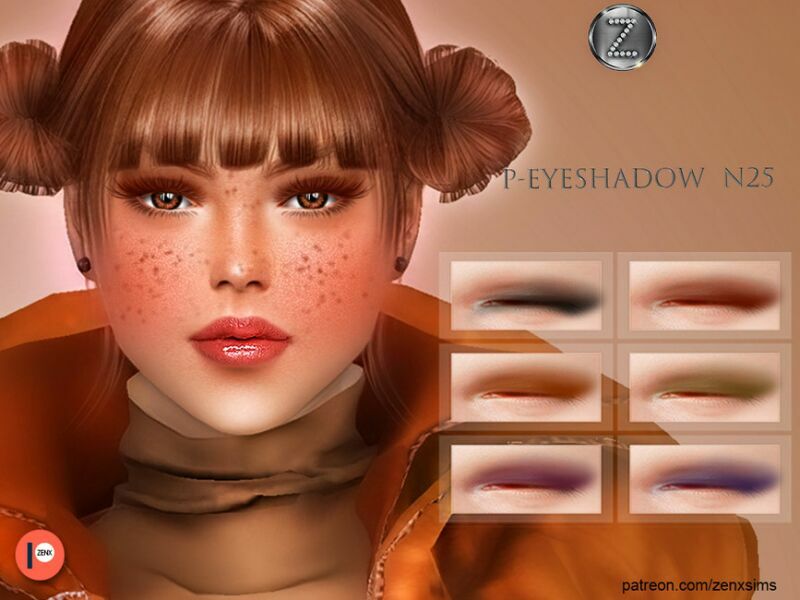 Patreon – (Early Access) Eyeshadow N25 By Zenx 1 Patreon – (Early Access) Eyeshadow N25 By Zenx Sims 4 CC