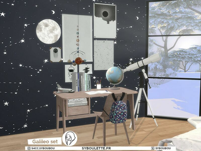 Patreon Early Release – Galileo SET – Part 1: KID Bedroom By Syboubou 7 sims 4 cc patreon early release galileo set part 1 kid bedroom by syboubou 2