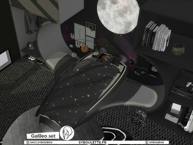 Patreon Early Release – Galileo SET – Part 1: KID Bedroom By Syboubou 5 sims 4 cc patreon early release galileo set part 1 kid bedroom by syboubou 4
