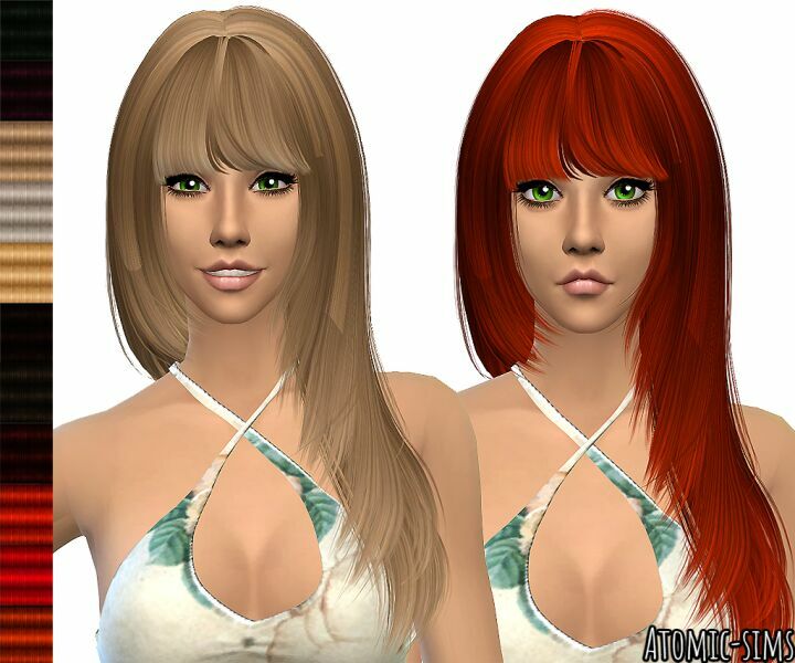 Peggyzone Hair 8146 (Pegy 100) Retexture By Atomic-Sims 1 Peggyzone Hair 8146 (Pegy 100) Retexture By Atomic-Sims Sims 4 CC