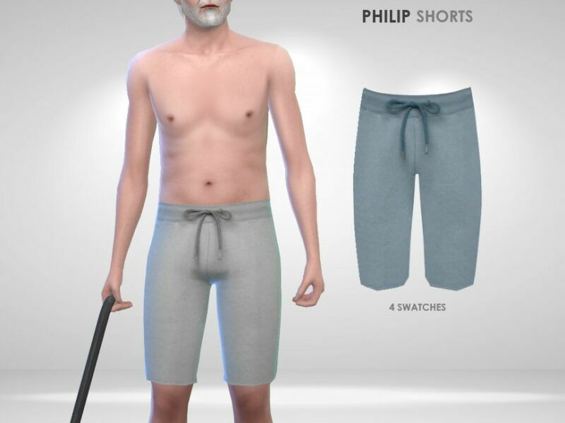 Philip Shorts By Puresim 1 Philip Shorts By Puresim Sims 4 CC
