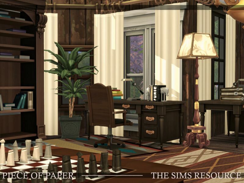 Piece Of Paper Library | Nocc By Simzmora 4 sims 4 cc piece of paper library nocc by simzmora 5