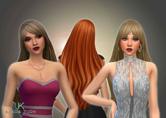 Priscila Hairstyle 1 Priscila Hairstyle Sims 4 CC