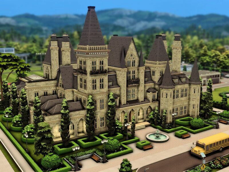 Private School 1 Private School Sims 4 CC