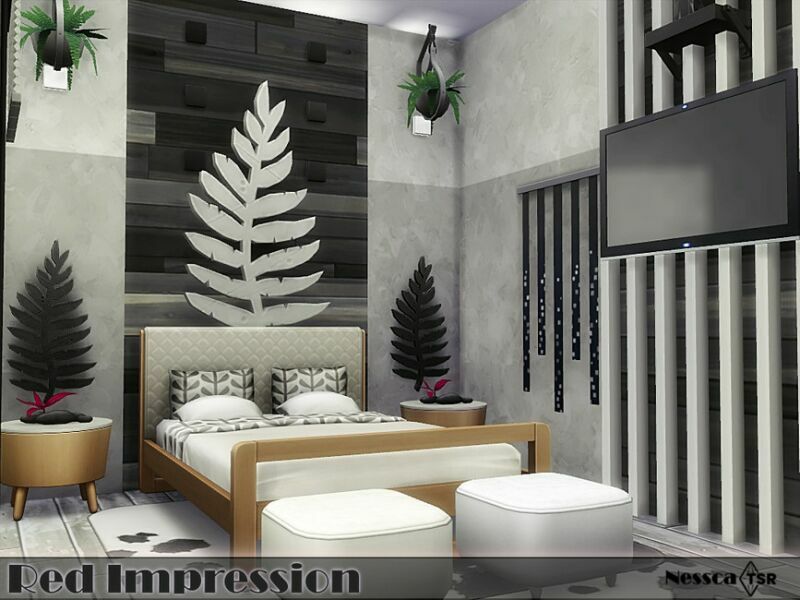RED Impression By Nessca 4 sims 4 cc red impression by nessca 5