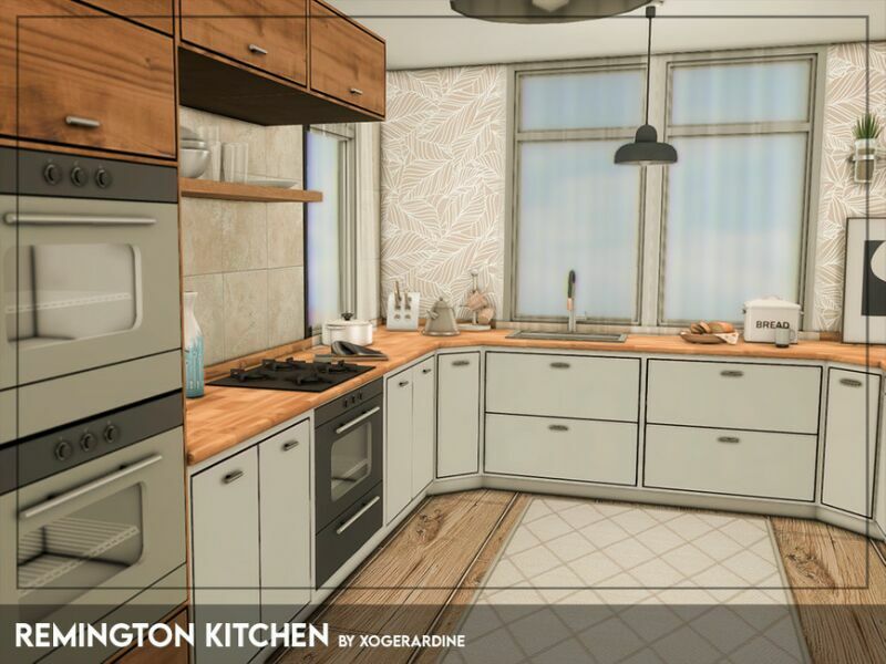 Remington Kitchen (TSR Only CC) By Xogerardine 1 Remington Kitchen (TSR Only CC) By Xogerardine Sims 4 CC