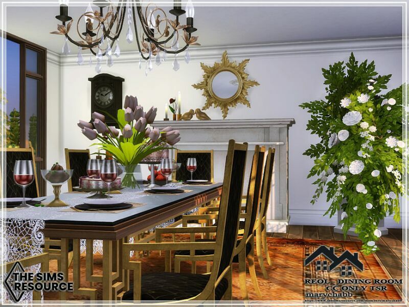 Reol – Dining Room – CC Only TSR By Marychabb 2 sims 4 cc reol dining room cc only tsr by marychabb 3