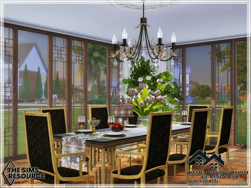 Reol – Dining Room – CC Only TSR By Marychabb 3 sims 4 cc reol dining room cc only tsr by marychabb 4