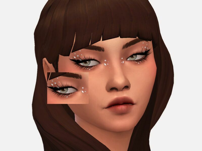 Rhinestone Eyeliner By Sagittariah 1 Rhinestone Eyeliner By Sagittariah Sims 4 CC