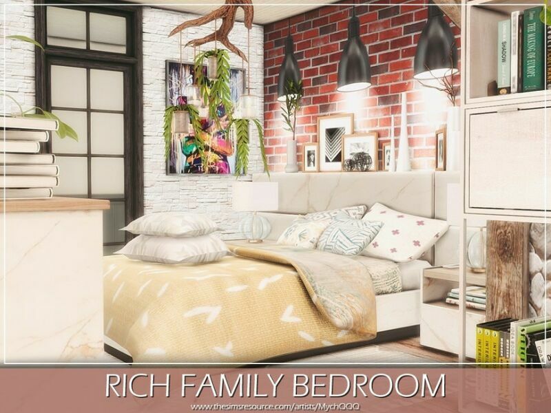 Rich Family Bedroom By Mychqqq 5 sims 4 cc rich family bedroom by mychqqq 4
