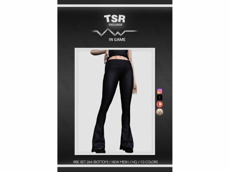 Rise SET-264 (Bottom) BD791 By Busra-Tr 2 sims 4 cc rise set 264 bottom bd791 by busra tr 2