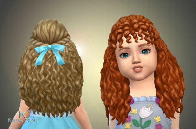 Rita Curls For Toddlers 1 Rita Curls For Toddlers Sims 4 CC