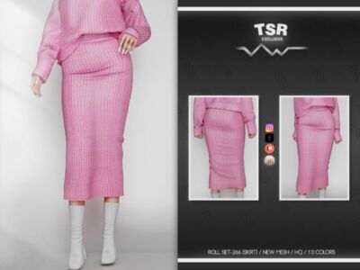 Roll SET-266 (Skirt) BD795 By Busra-Tr Sims 4 CC
