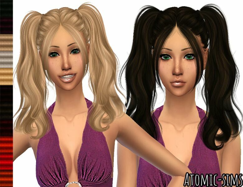 S-Club LL Hair 01 Yosi Retexture (Mesh Needed) By Atomic-Sims 1 S-Club LL Hair 01 Yosi Retexture (Mesh Needed) By Atomic-Sims Sims 4 CC