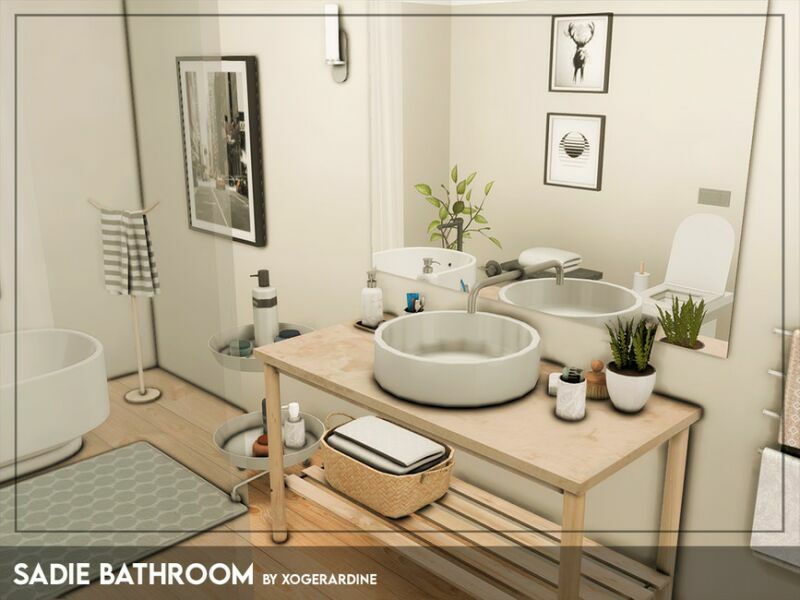 Sadie Bathroom (TSR Only CC) By Xogerardine 1 Sadie Bathroom (TSR Only CC) By Xogerardine Sims 4 CC