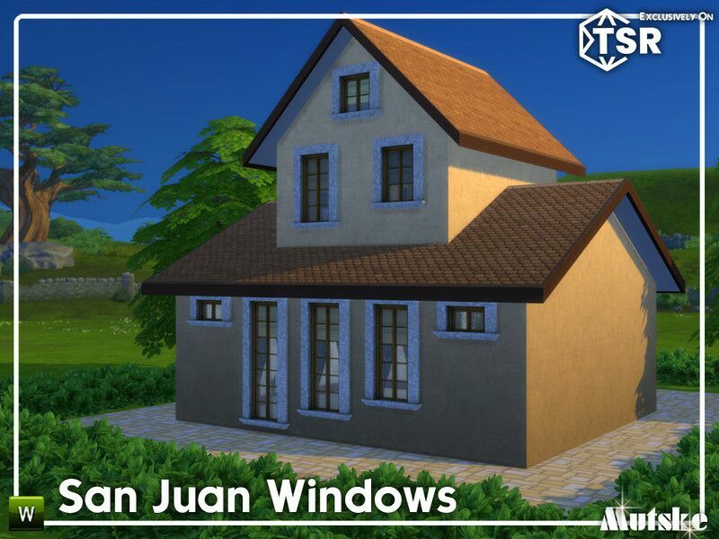 SAN Juan Windows Closed By Mutske 1 SAN Juan Windows Closed By Mutske Sims 4 CC