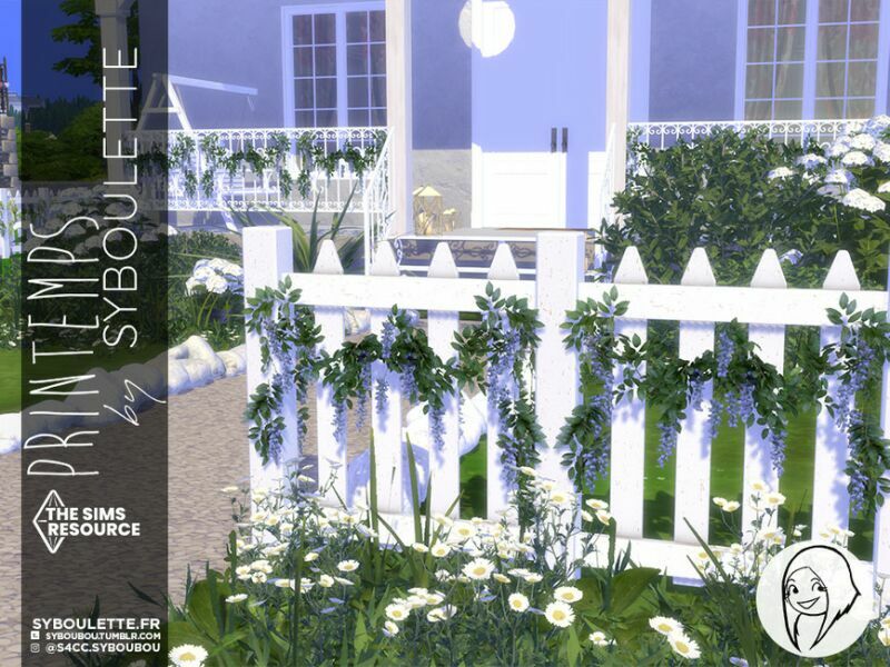 Scripted – Printemps Season Decor Trim SET By Syboubou 2 sims 4 cc scripted printemps season decor trim set by syboubou 5