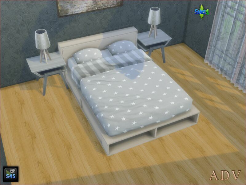 Separated Mattresses 5 sims 4 cc separated mattresses 2